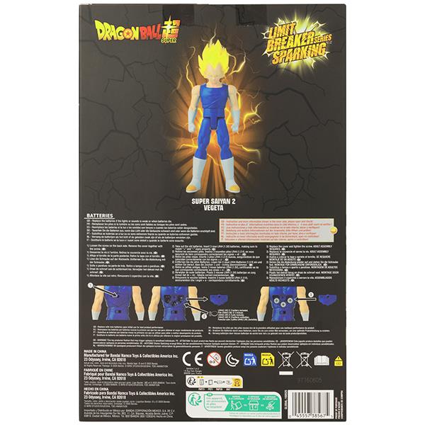 Dragon Ball Figure Limit Breaker Sparking Dragon Ball Z- Super Saiyan 2 Vegeta by Bandai Hobby