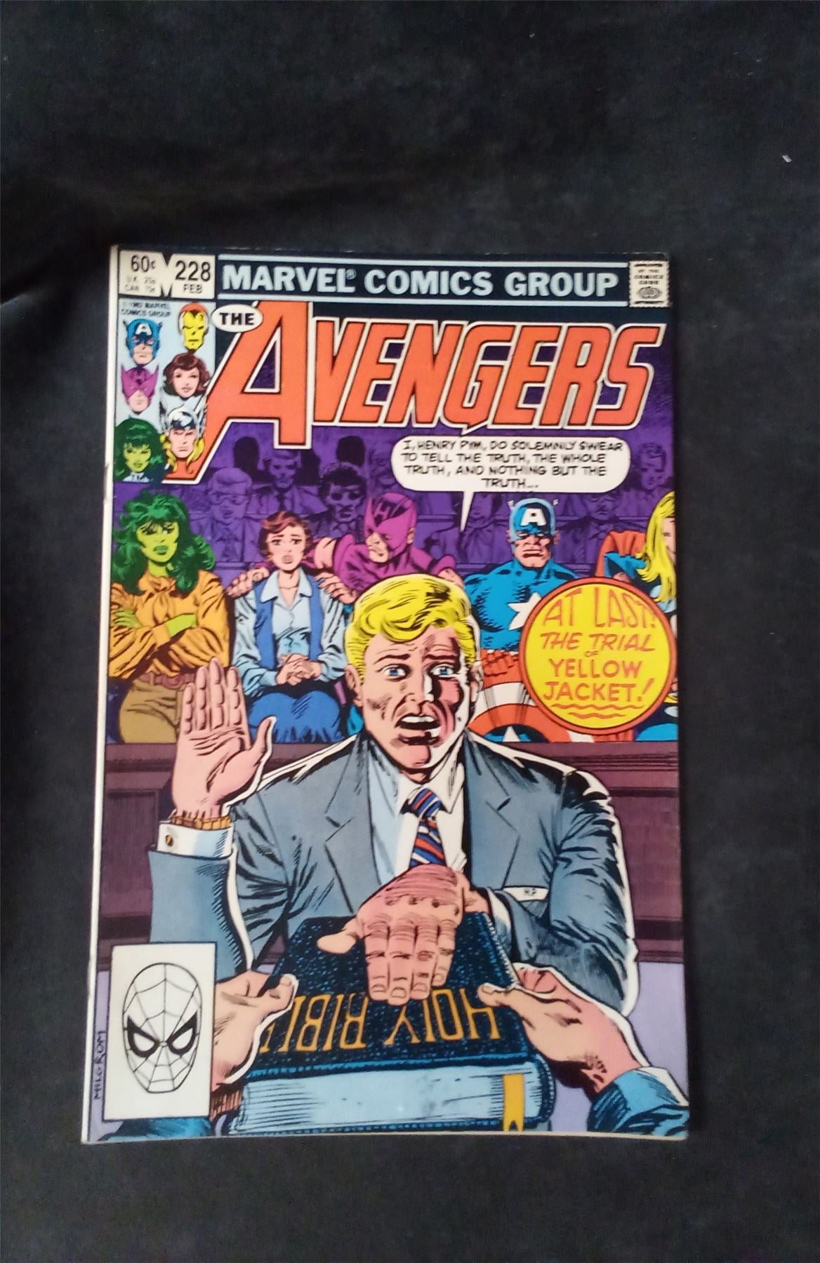 The Avengers #228 1983 marvel Comic Book