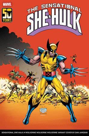 Sensational She-hulk #4 Dan Jurgens Wolverine Wolverine Var (Dan Jurgens Wolverine Wolverine Var) Marvel Prh Comic Book 2024