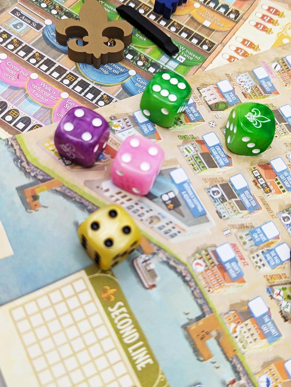 French Quarter - Loaded Roll and Write Dice Game by 25th Century Games
