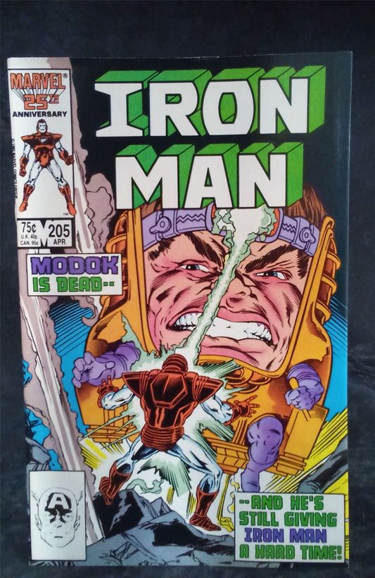 Iron Man #205 1986 Marvel Comics Comic Book