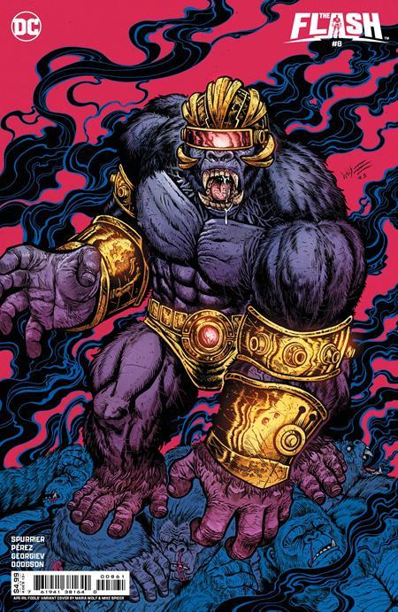 Flash #8 Cvr D Maria Wolf April Fools Gorilla Grodd Card Stock Var DC Comics Comic Book