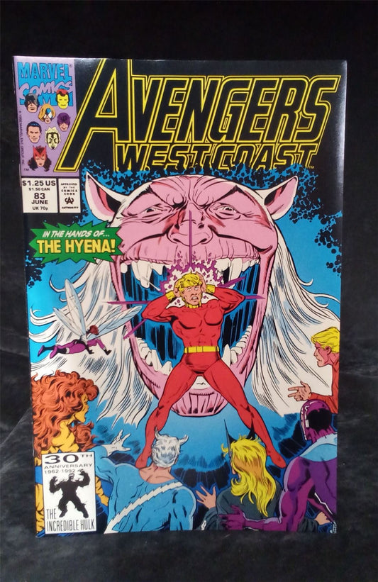 Avengers West Coast #83 1992 Marvel Comics Comic Book