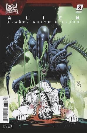 Alien Black White Blood #3 Paulo Siqueira Var (Paulo Siqueira Var) Marvel Prh Comic Book 2024