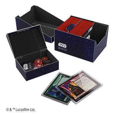 Star Wars Unlimited Twin Suns Soft Crate Card Back Blue by Gamegenic