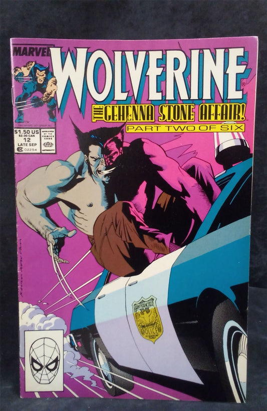 Wolverine #12 1989 Marvel Comics Comic Book
