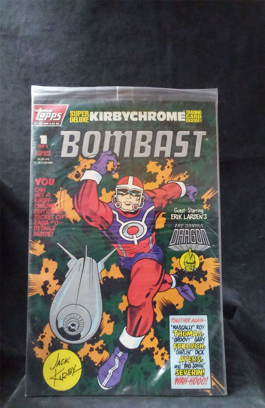 Bombast #1 w/ trading card *sealed* 1993 topps Comic Book