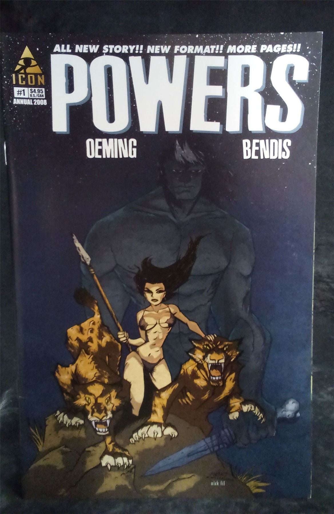 Powers Annual 2008 #1 2008 Icon Comics Comic Book
