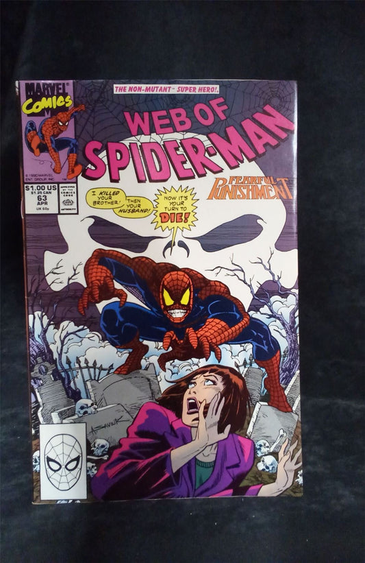 Web of Spider-Man #63 1990 Marvel Comics Comic Book