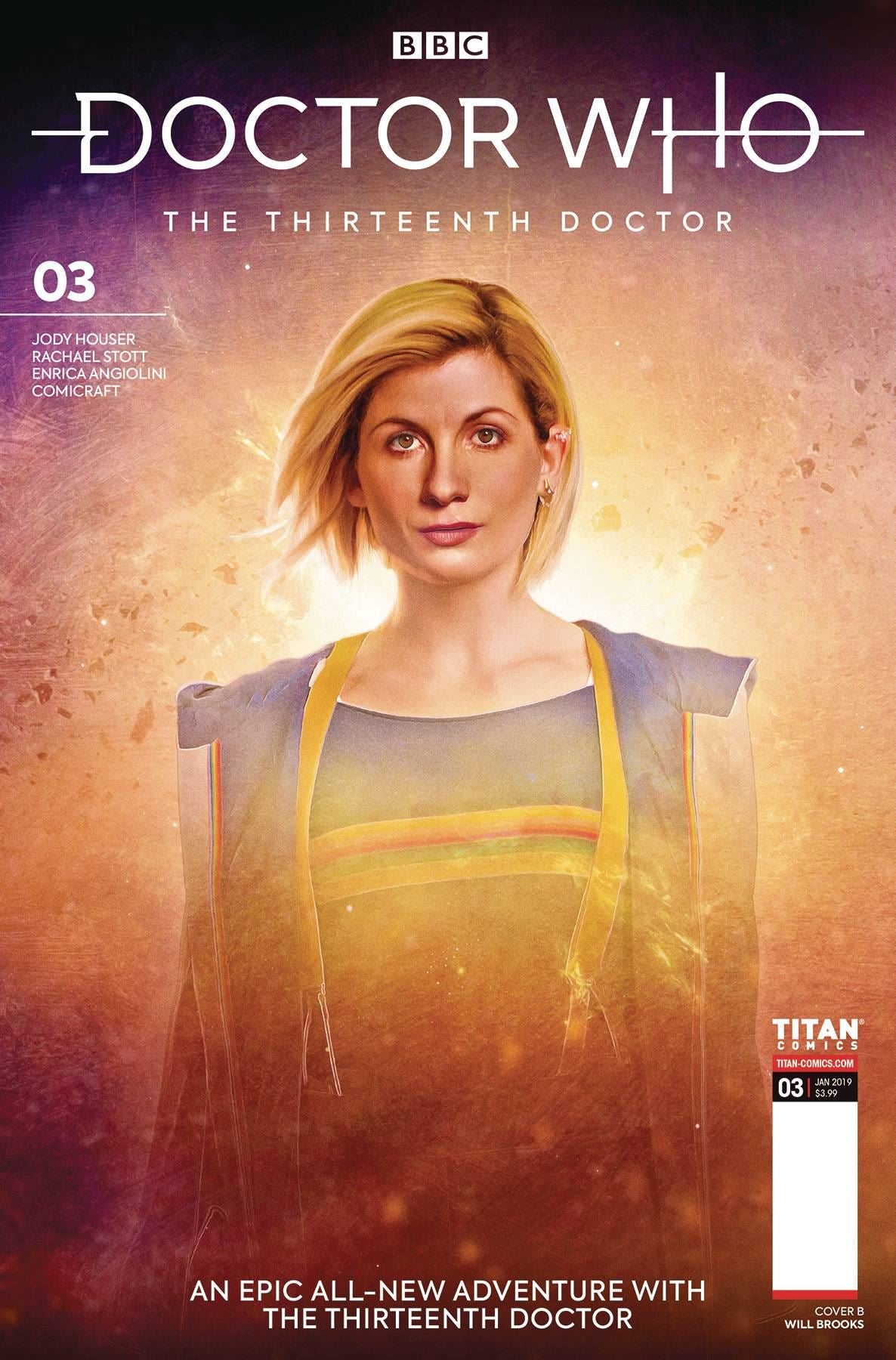 Doctor Who 13th #3 (Cvr B Brooks) Titan Comics Comic Book
