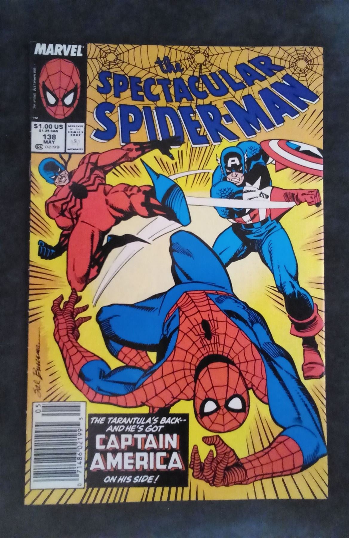 The Spectacular Spider-Man #138 1988 marvel Comic Book