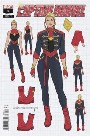 Captain Marvel #2 10 Copy Incv Jen Bartel Design Var (10 Copy Incv Jen Bartel Design Var) Marvel Prh Comic Book 2023