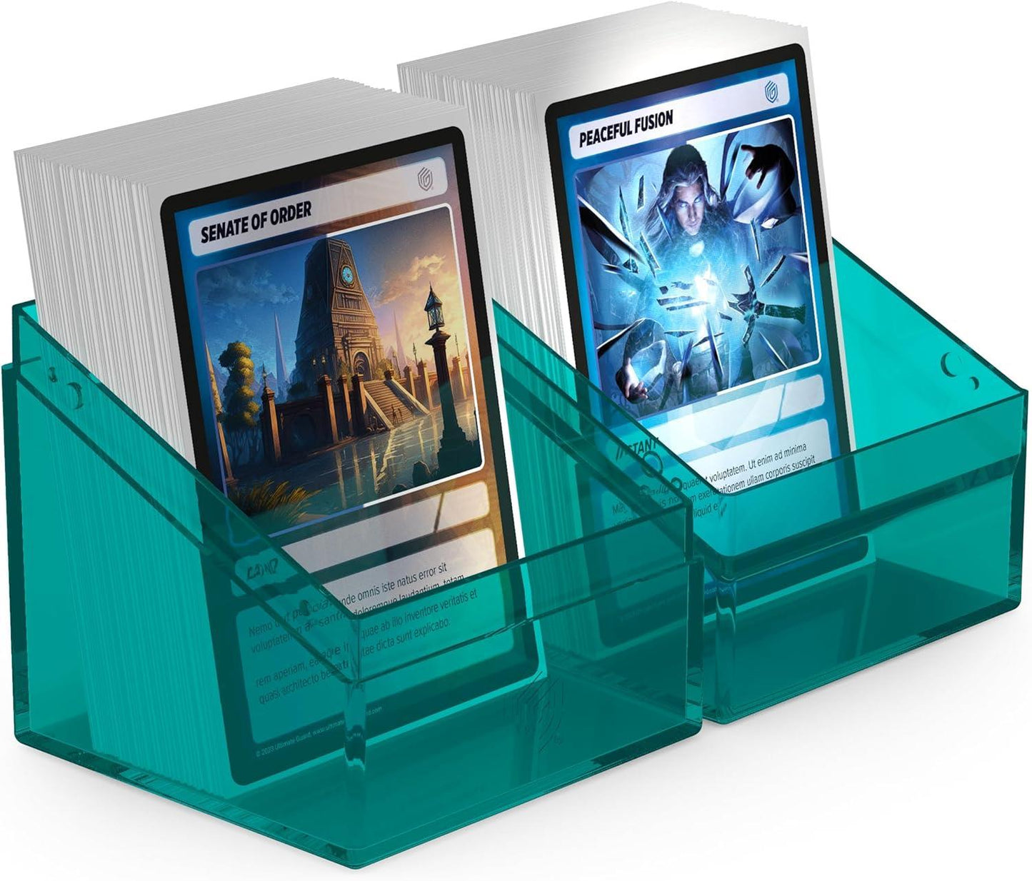 Ultimate Guard Deck Case - Boulder 100+ Clear - Malachite