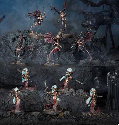 Warhammer Age of Sigmar- Battleforce: Daughters of Khaine: Scathborn Coven 85-67 by Games Workshop
