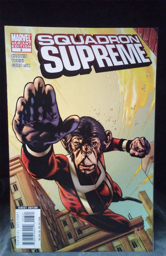 Squadron Supreme #3 Monkey Cover 2008 Marvel Comics Comic Book