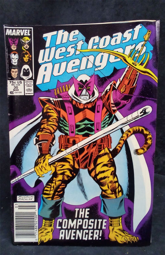 West Coast Avengers #30 1988 Marvel Comics Comic Book