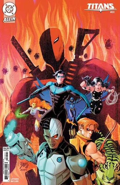 TITANS #22 CVR C DANIEL BAYLISS CARD STOCK VAR  DC Comics Comic Book 2025