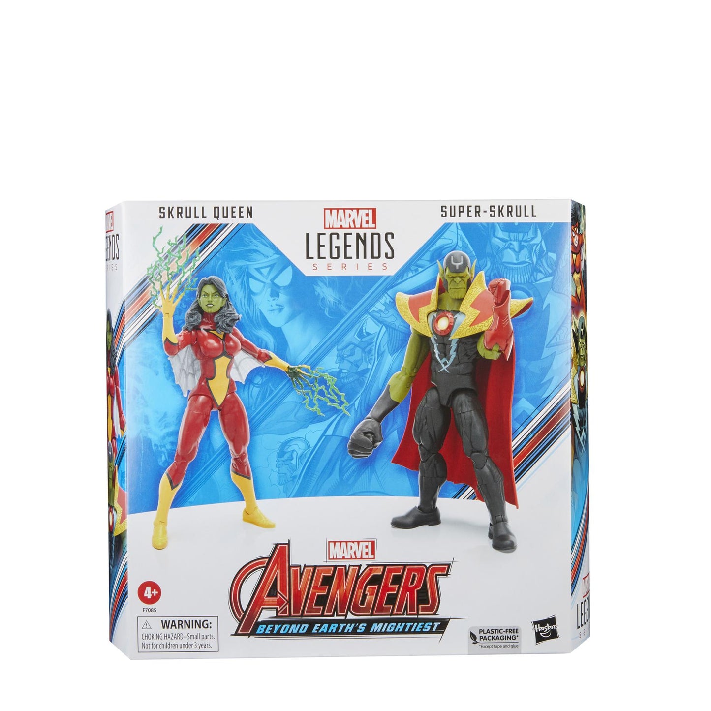 Avengers 60th Leg Skrull Queen/Super Skrull 6in Action Figure 2pk