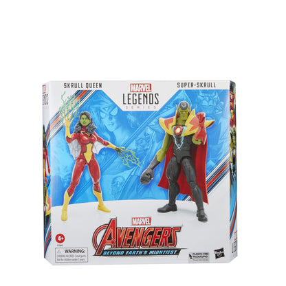 Avengers 60th Leg Skrull Queen/Super Skrull 6in Action Figure 2pk