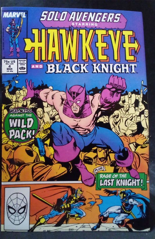 Solo Avengers #4 1988 Marvel Comics Comic Book
