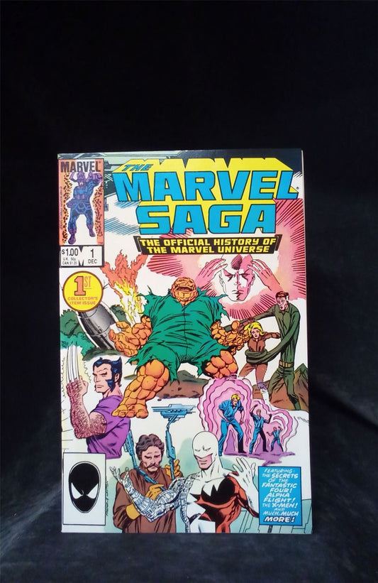 The Marvel Comics Saga The Official History of the Marvel Comics Universe #1 1985 Marvel Comics Comic Book