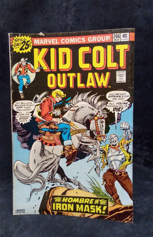 Kid Colt Outlaw #206 1976 Marvel Comics Comic Book
