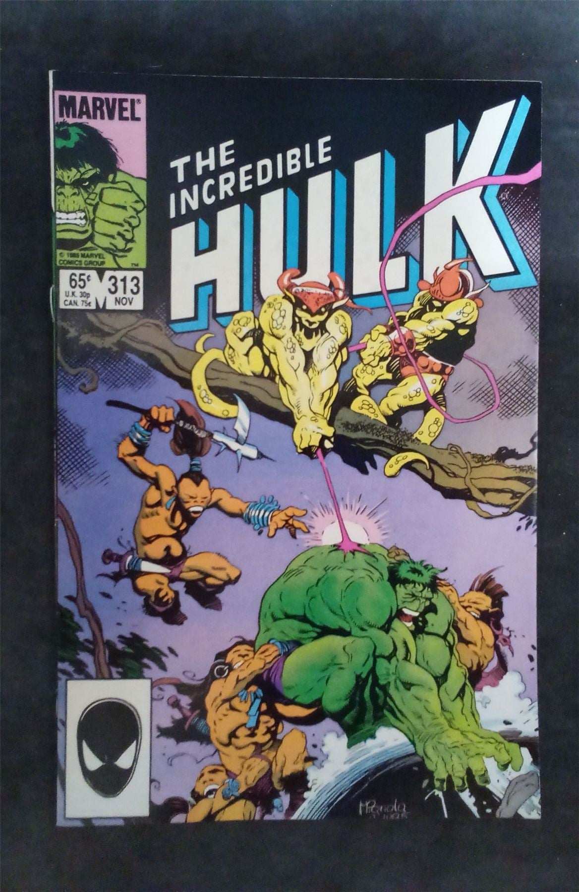The Incredible Hulk #313 1985 marvel Comic Book