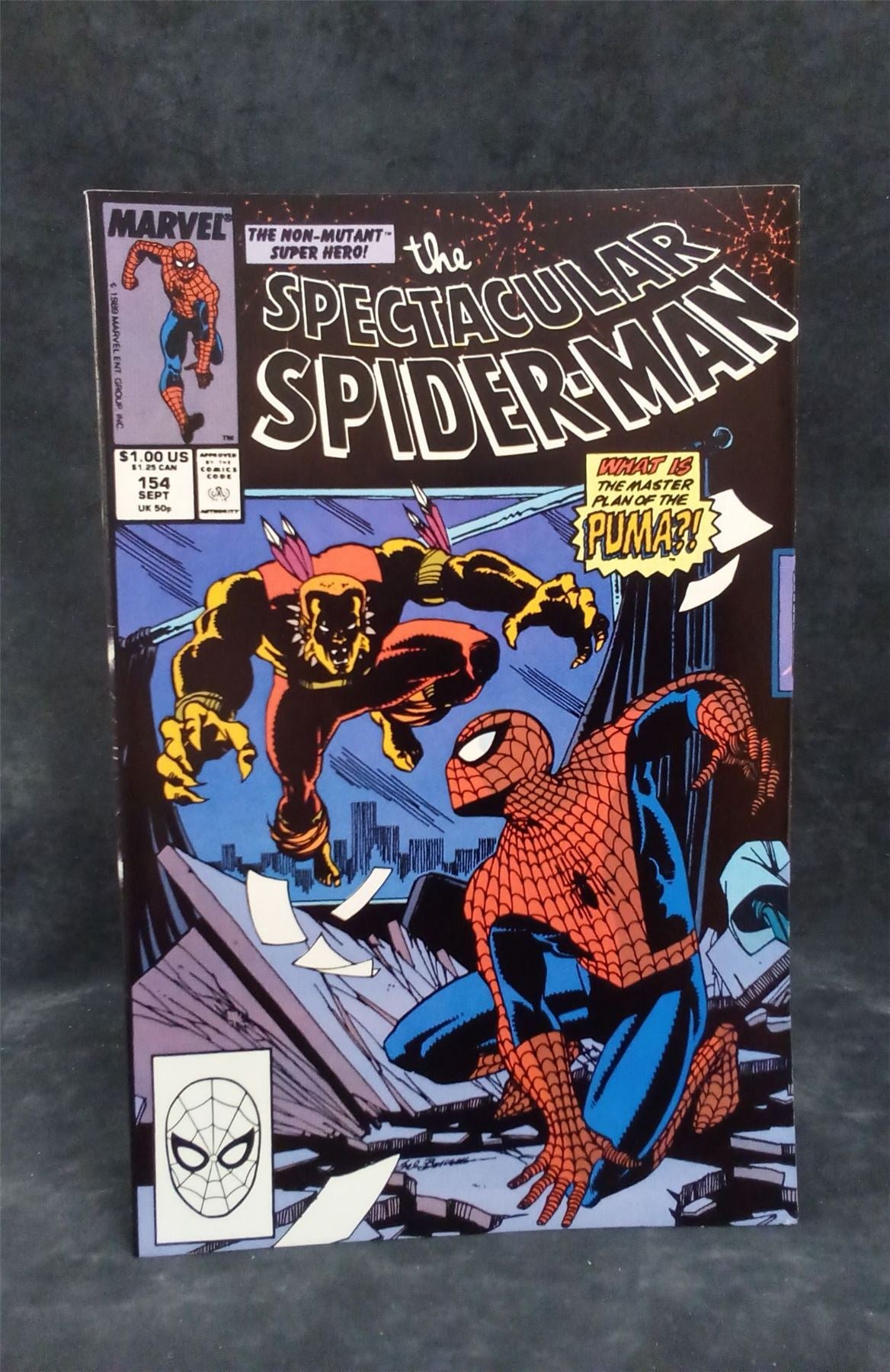 The Spectacular Spider-Man #154 1989 Marvel Comics Comic Book
