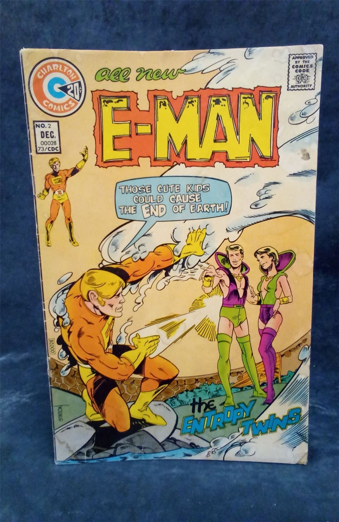 E-Man #2 1973 charlton Comic Book