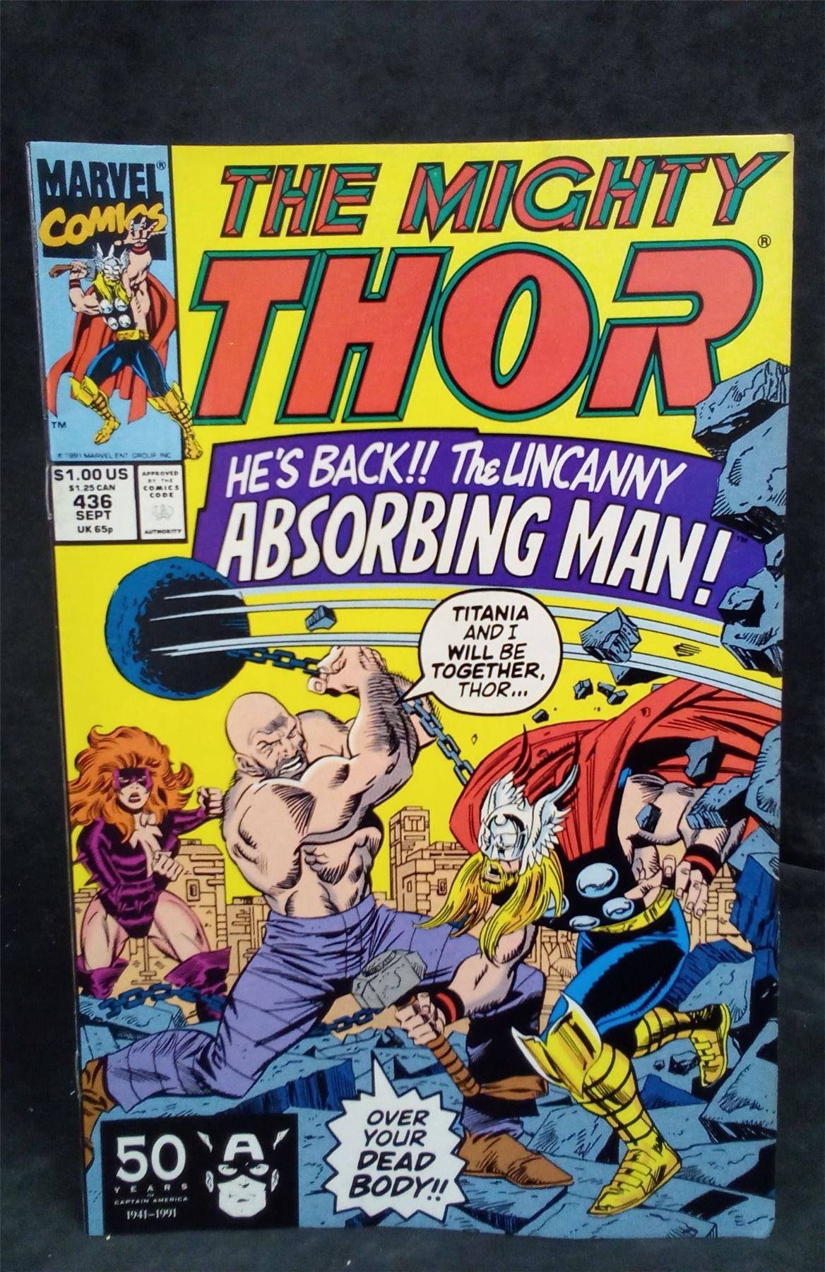 The Mighty Thor #436 1991 Marvel Comics Comic Book