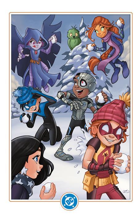 Titans #18 Cvr D Chrissie Zullo Dc Winter Wonderland Card Stock Var DC Comics Comic Book