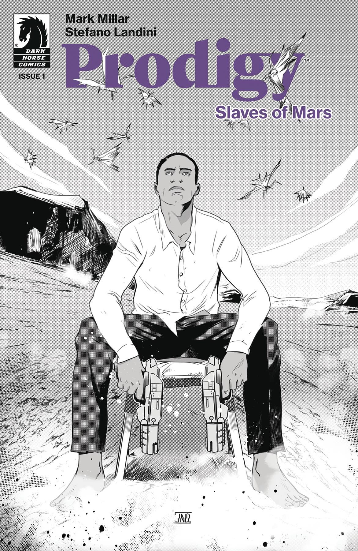 Prodigy Slaves Of Mars #1 Cvr B B&w Landini (mr) Dark Horse Prh Comic Book