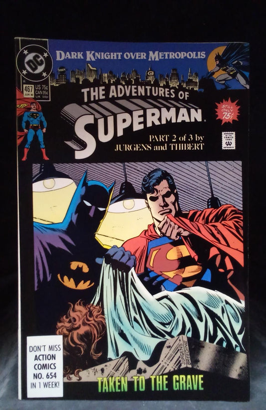 Adventures of Superman #467 1990 DC  Comics Comic Book