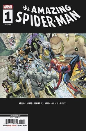 Amazing Spider-man #1 2nd Ptg Pepe Larraz Var Marvel Prh Comic Book