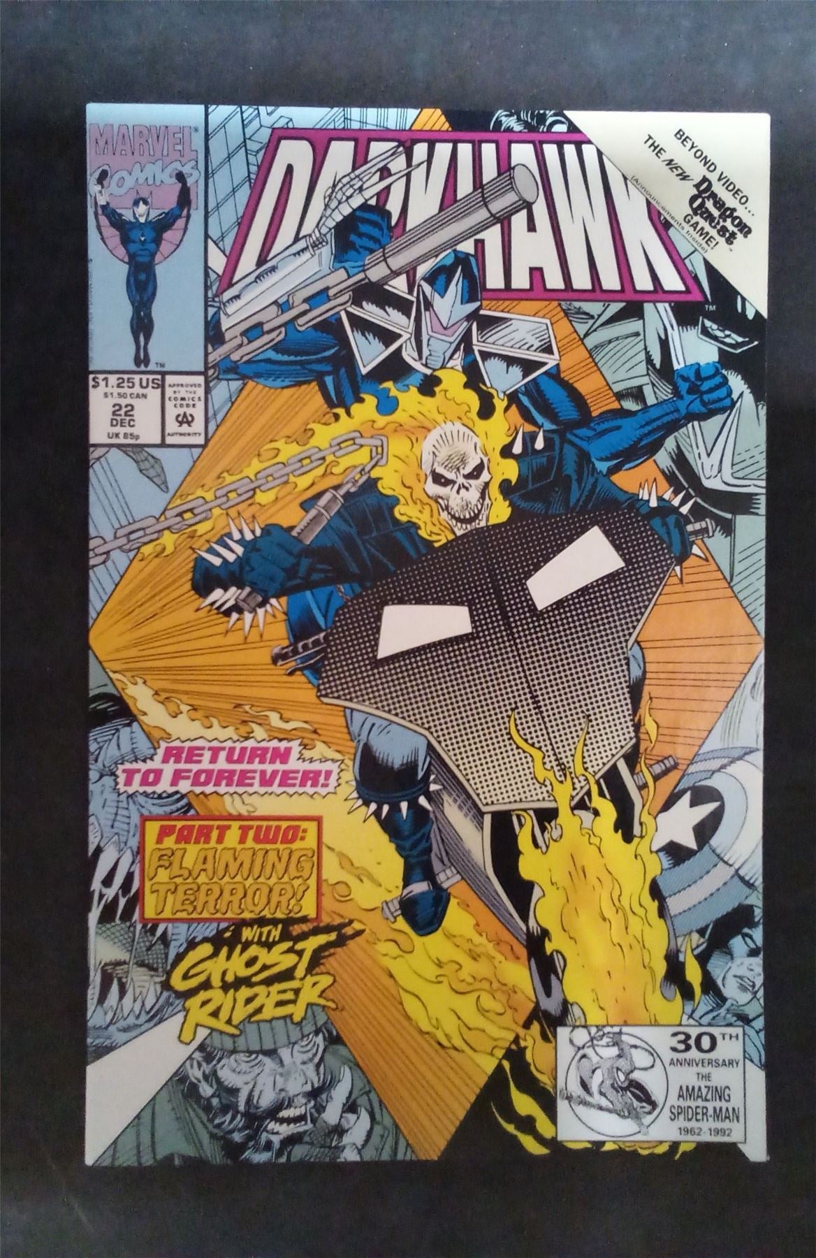 Darkhawk #22 1992 marvel Comic Book