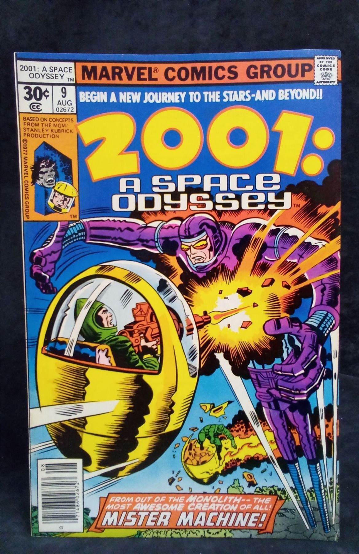 2001, A Space Odyssey #9 (1977 Marvel Comics Comic Book