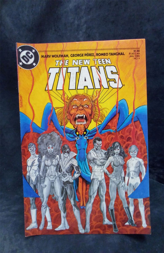 The New Teen Titans #4 1985 DC Comics Comic Book