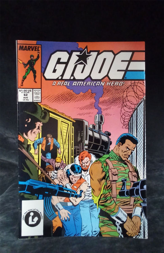 G.I. Joe: A Real American Hero #62 1987 marvel Comic Book
