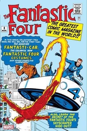 Fantastic Four #3 Facsimile Ed Foil Var  Marvel Prh Comic Book 2025