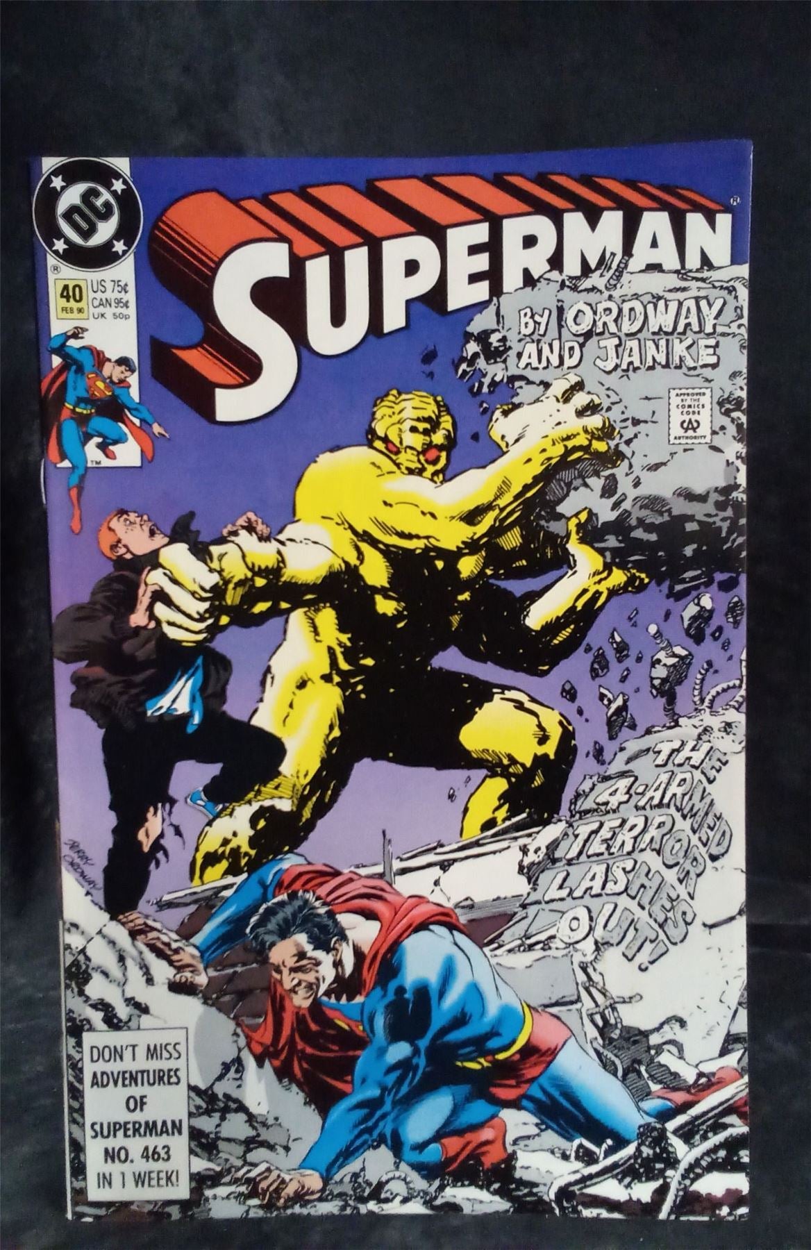 Superman #40 1990 DC Comics Comic Book