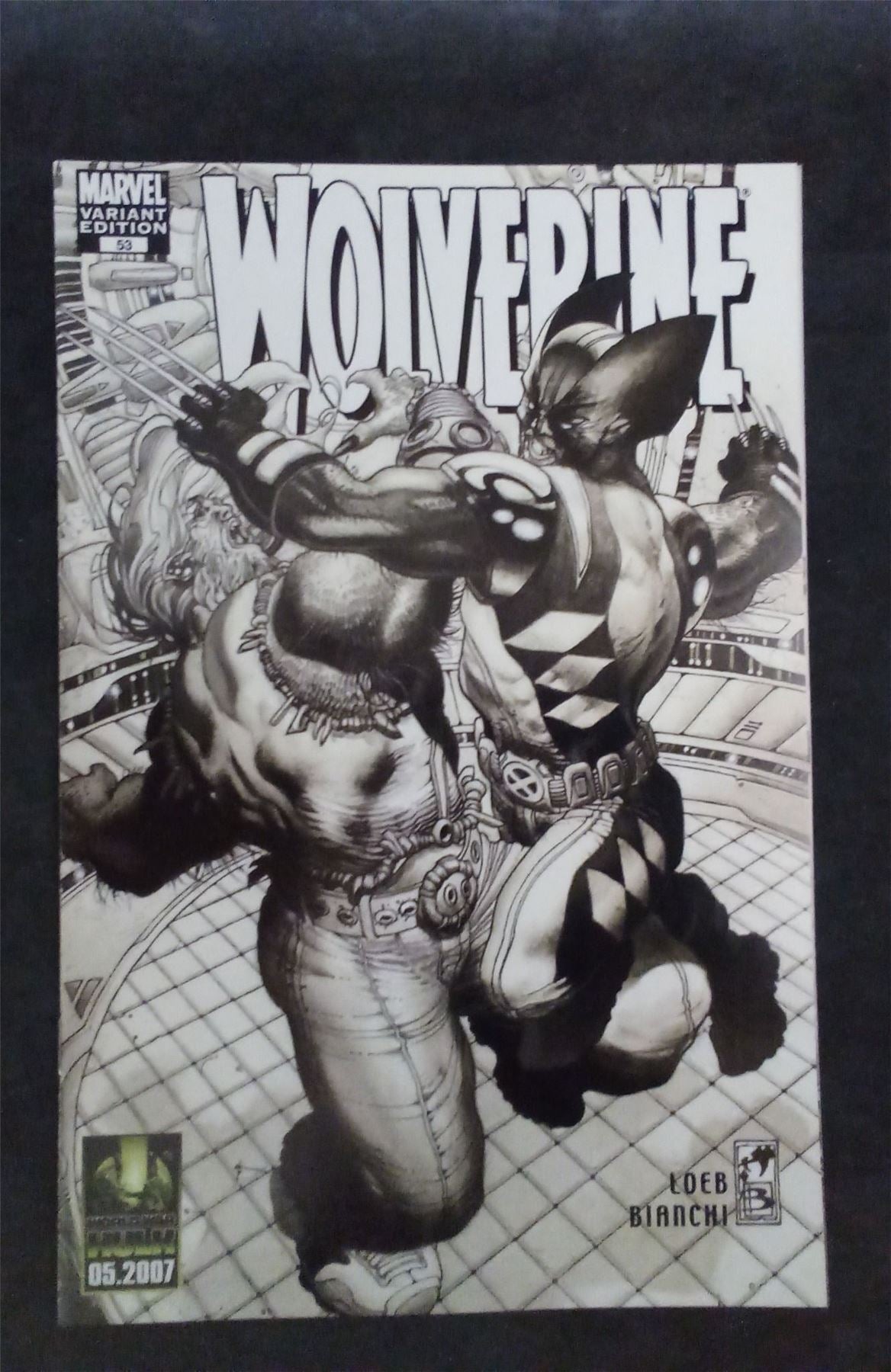 Wolverine #53 Black and White Cover 2007 marvel Comic Book marvel Comic Book