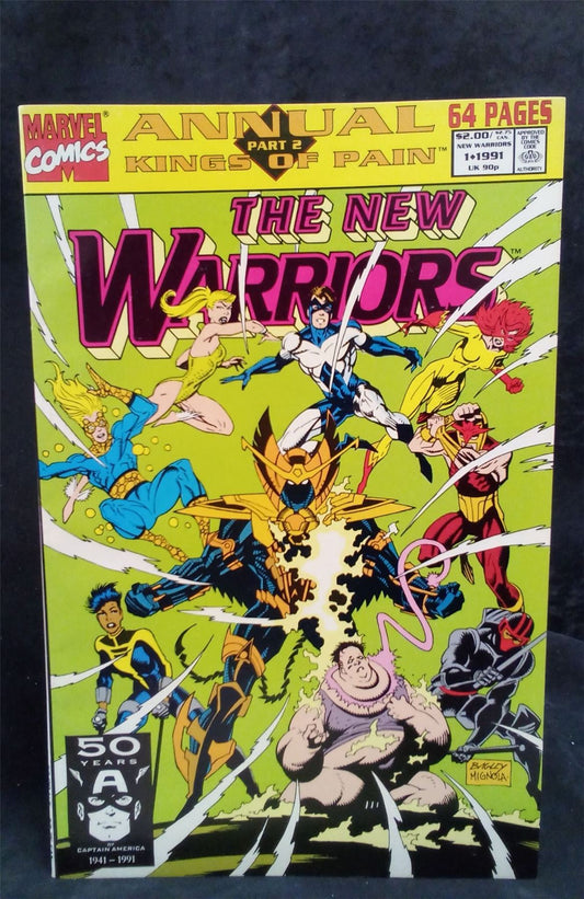 The New Warriors Annual #1 1991 Marvel Comics Comic Book