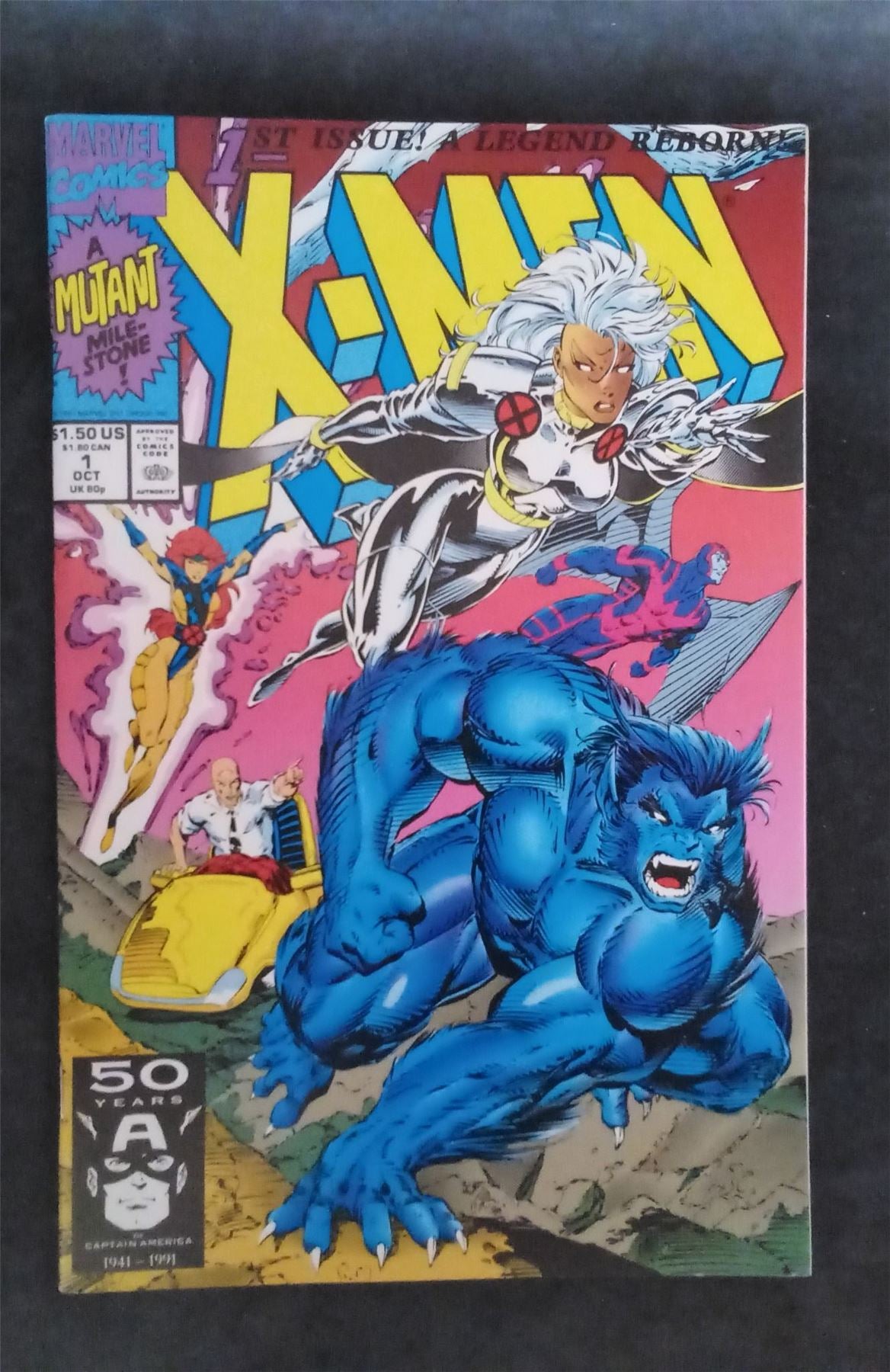 X-Men #1 Storm and Beast Cover (1991) Marvel Comics Comic Book