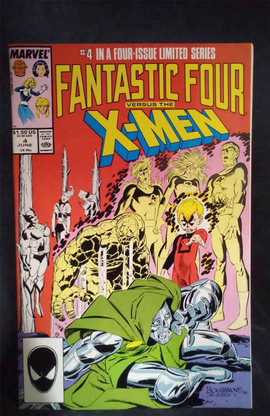 Fantastic Four vs. X-Men #4 1987 Marvel Comics Comic Book