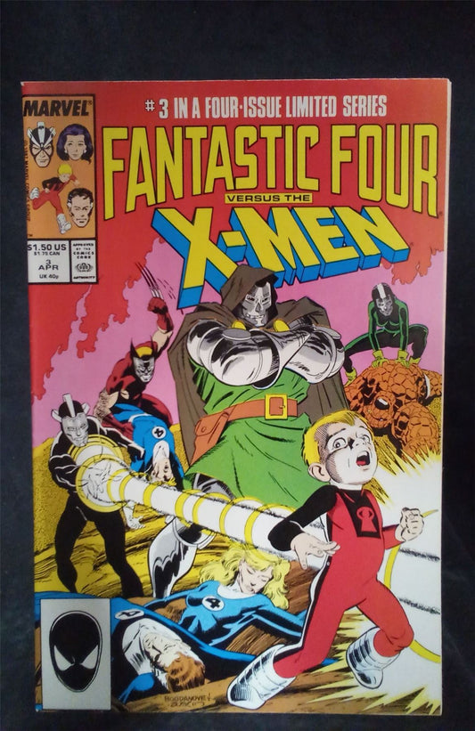 Fantastic Four vs. X-Men #3 1987 Marvel Comics Comic Book