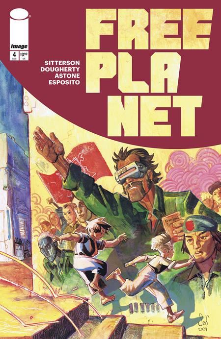 FREE PLANET #4 CVR A JED DOUGHERTY  Image Comics Comic Book 2025