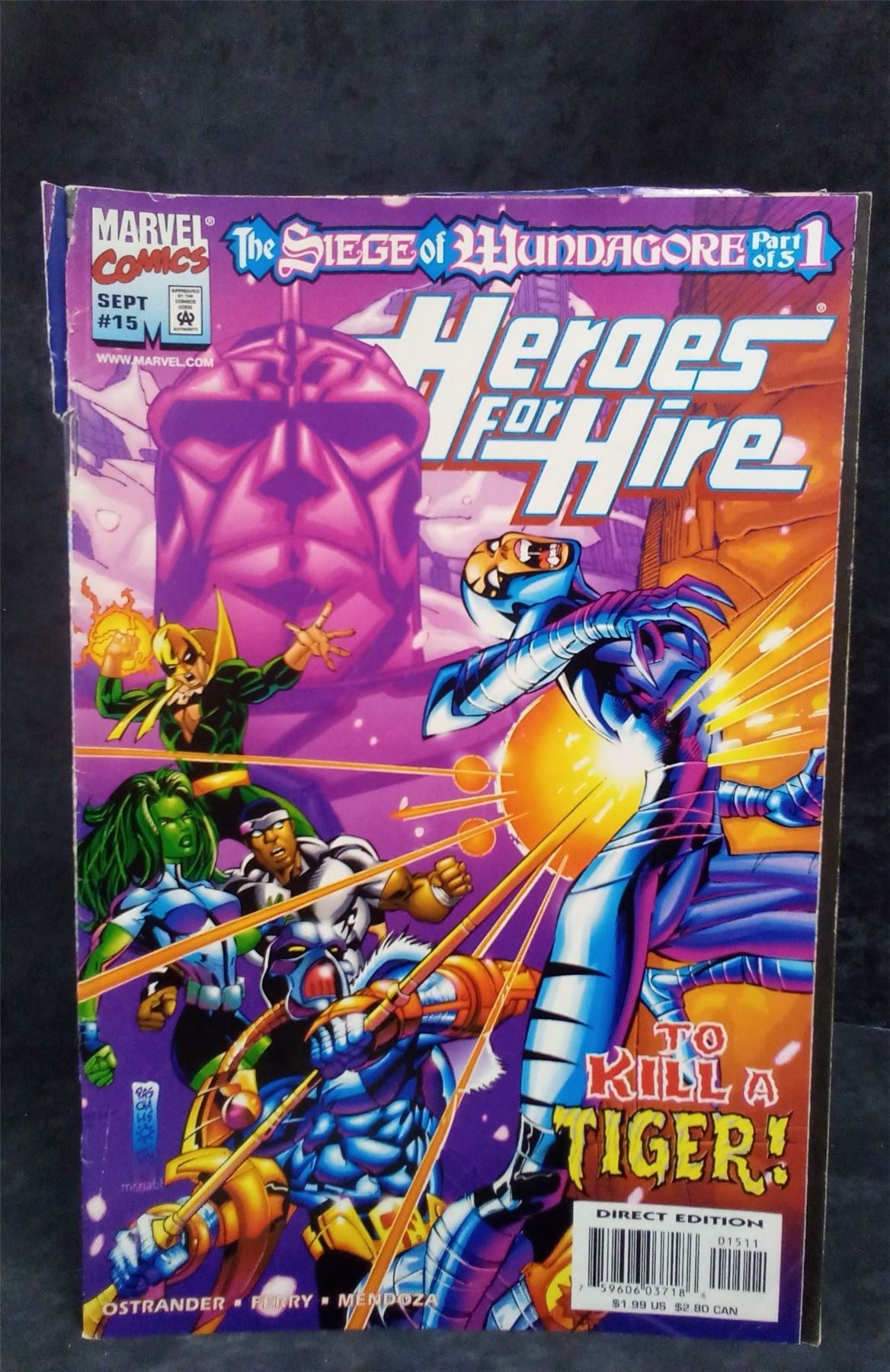 Heroes for Hire #15 1998 Marvel Comics Comic Book