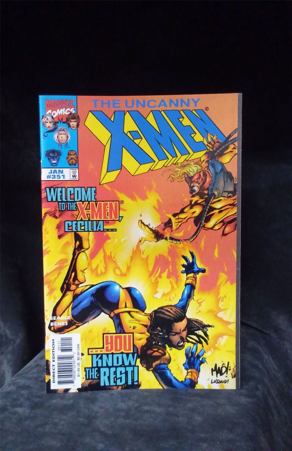 The Uncanny X-Men #351 1998 Marvel Comics Comic Book