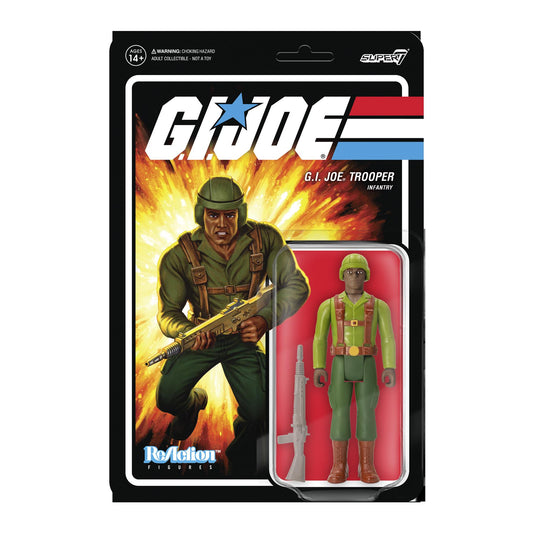 Gi Joe Greenshirt Dk Brown Wv 1a Reaction Figure