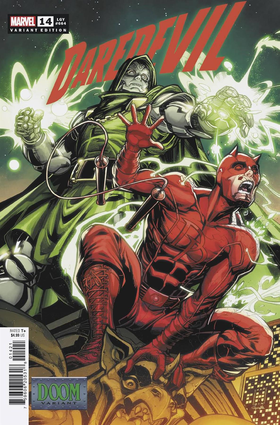 Daredevil #14 Chad Hardin Doom Var Chad Hardin Doom Var Marvel Prh Comic Book 2024